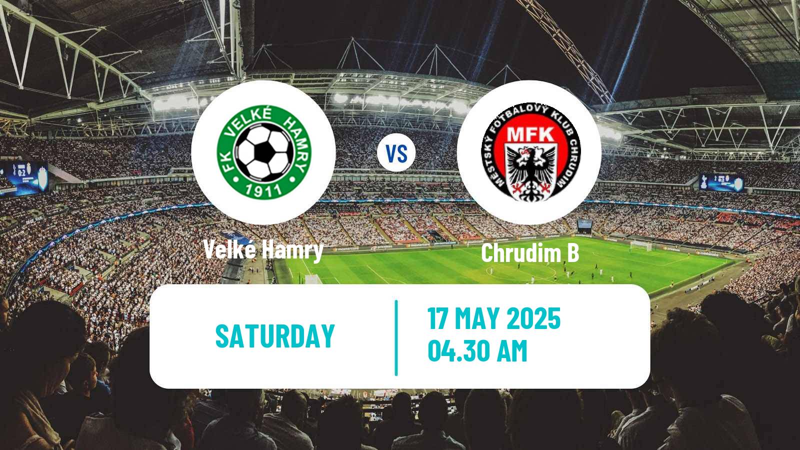 Soccer Czech Division C Velké Hamry - Chrudim B