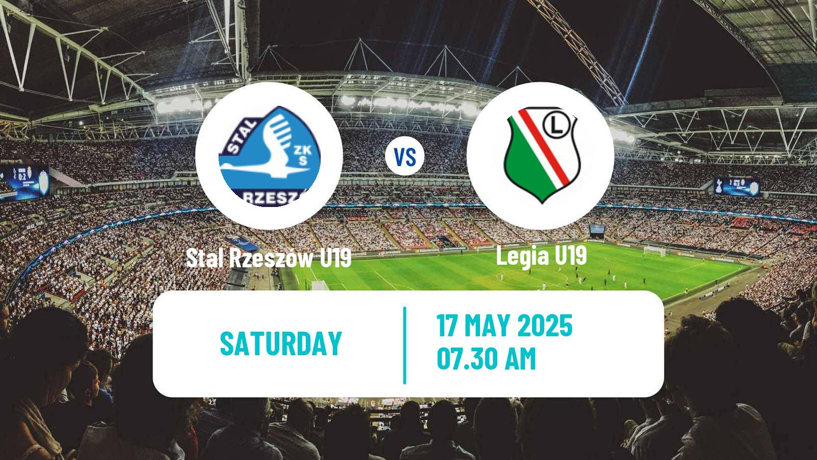 Soccer Polish Central Youth League Stal Rzeszów U19 - Legia U19