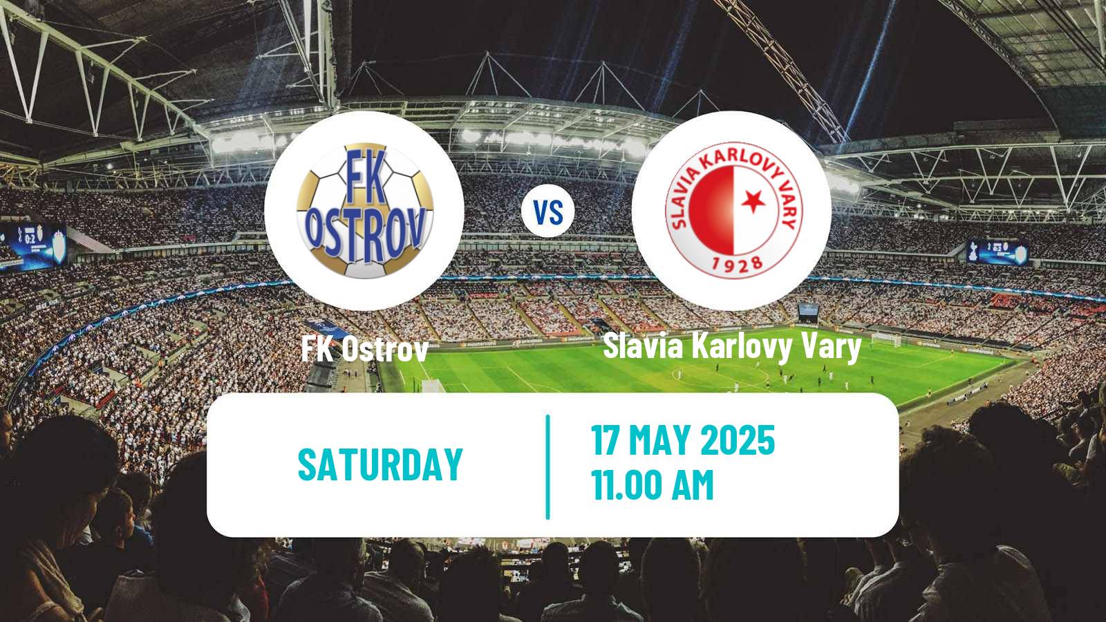 Soccer Czech Division B Ostrov - Slavia Karlovy Vary