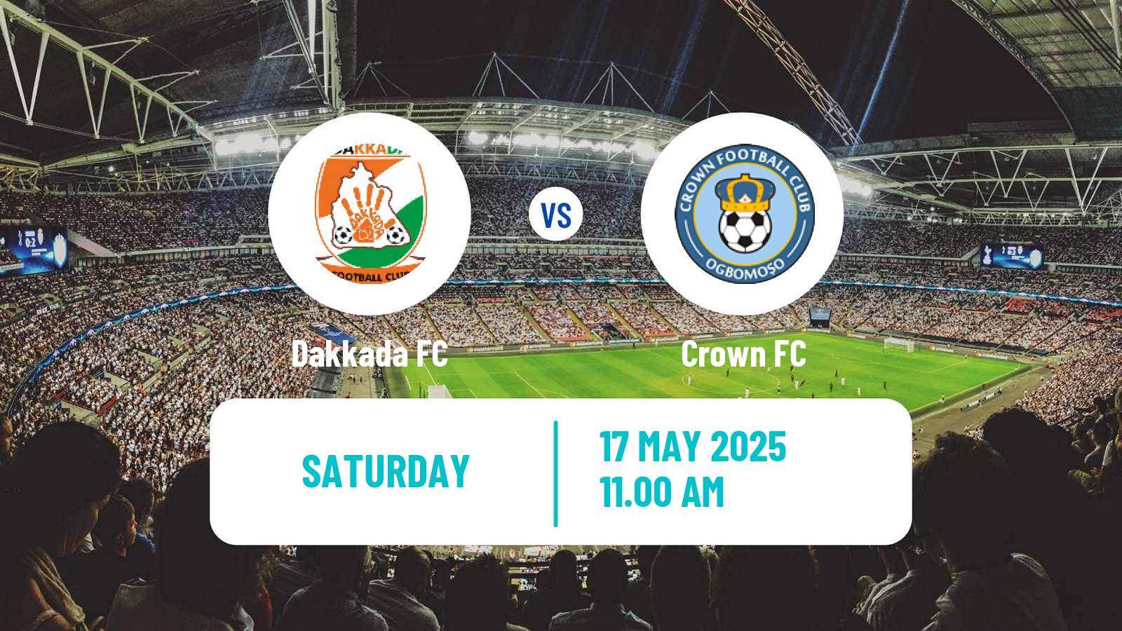Soccer Nigerian National League Dakkada - Crown FC