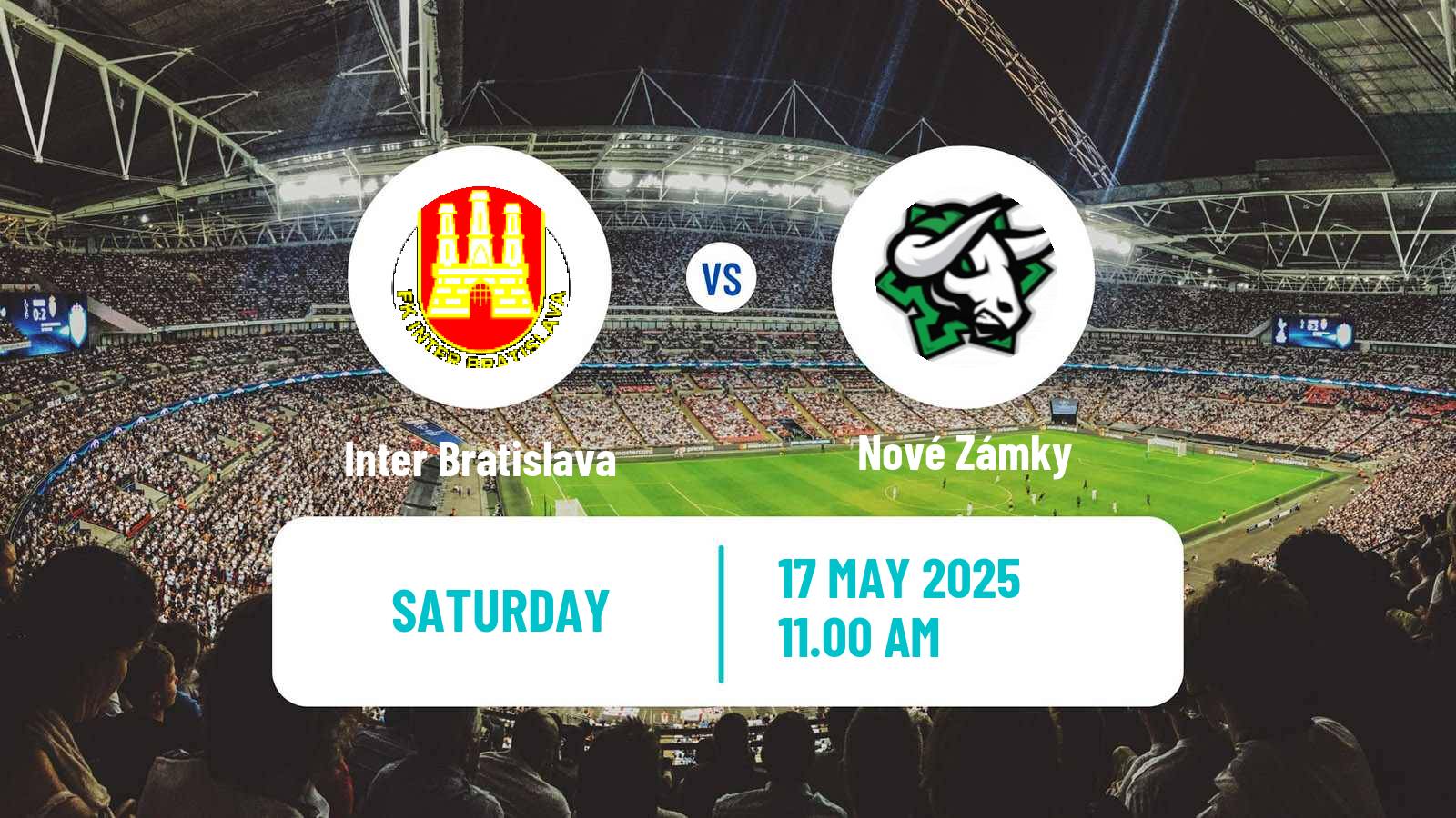 Soccer Slovak 3 Liga West Inter Bratislava - Nové Zámky