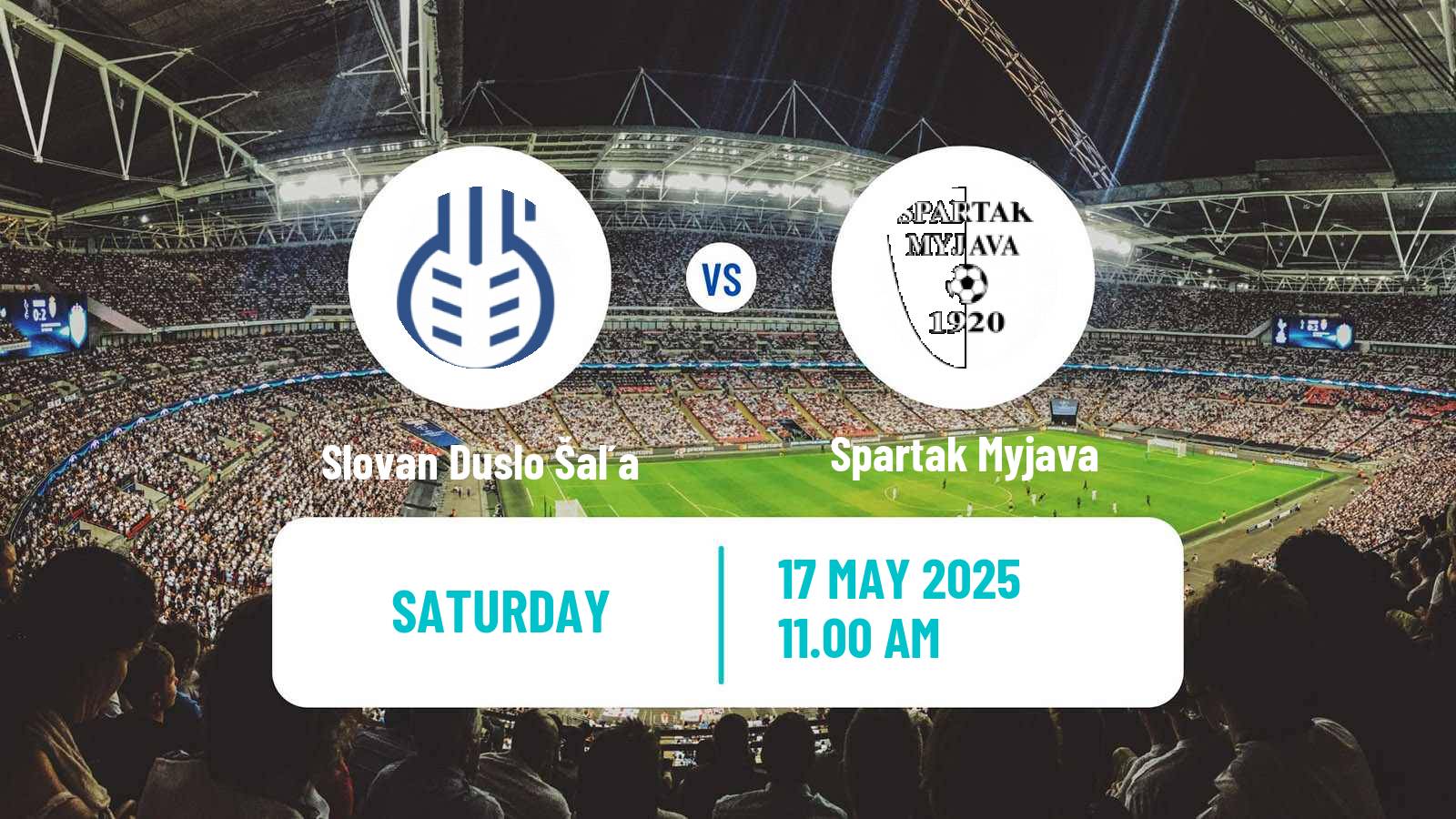 Soccer Slovak 3 Liga West Slovan Duslo Šaľa - Spartak Myjava