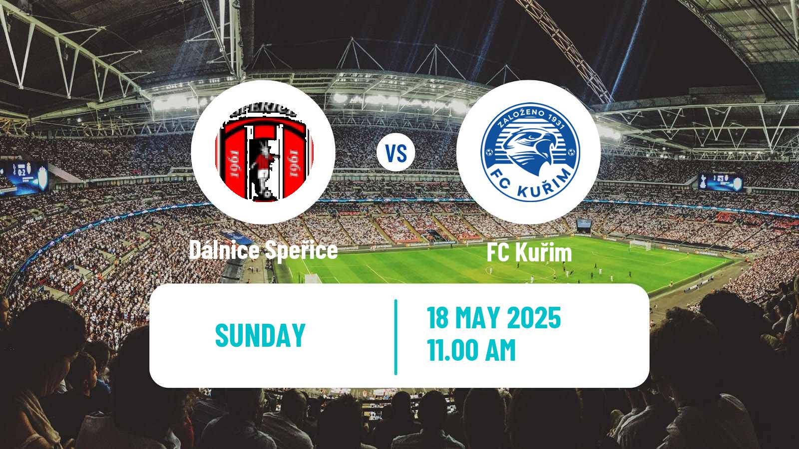 Soccer Czech Division D Dálnice Speřice - Kuřim