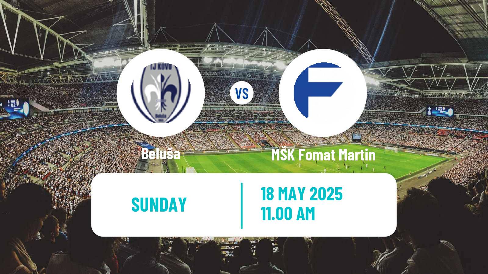 Soccer Slovak 3 Liga West Beluša - MŠK Fomat Martin