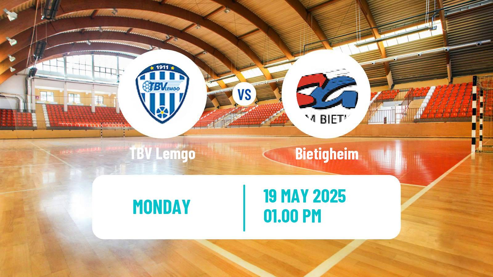 Handball German Bundesliga Handball TBV Lemgo - Bietigheim