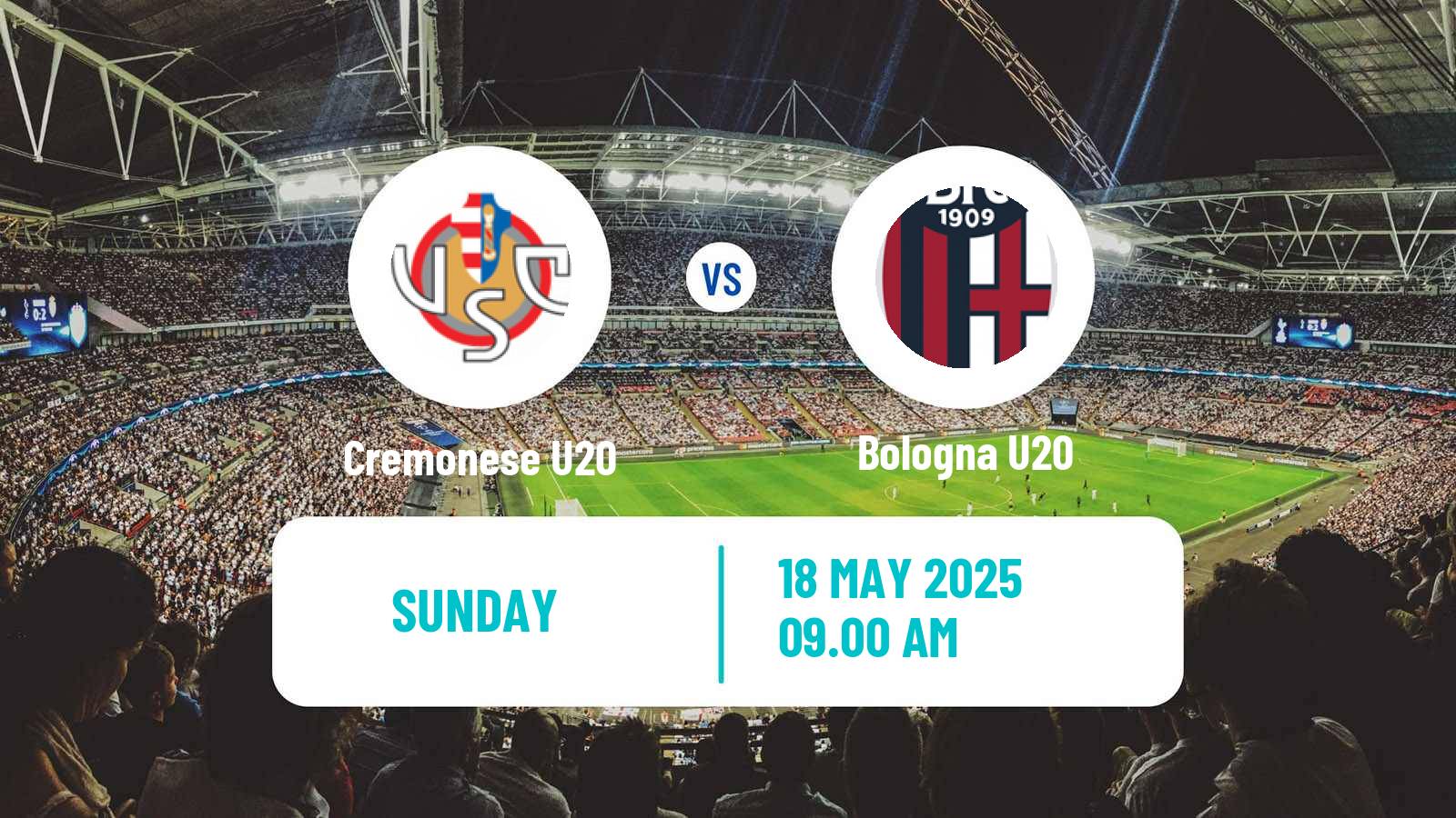 Soccer Italian Primavera 1 Cremonese U20 - Bologna U20