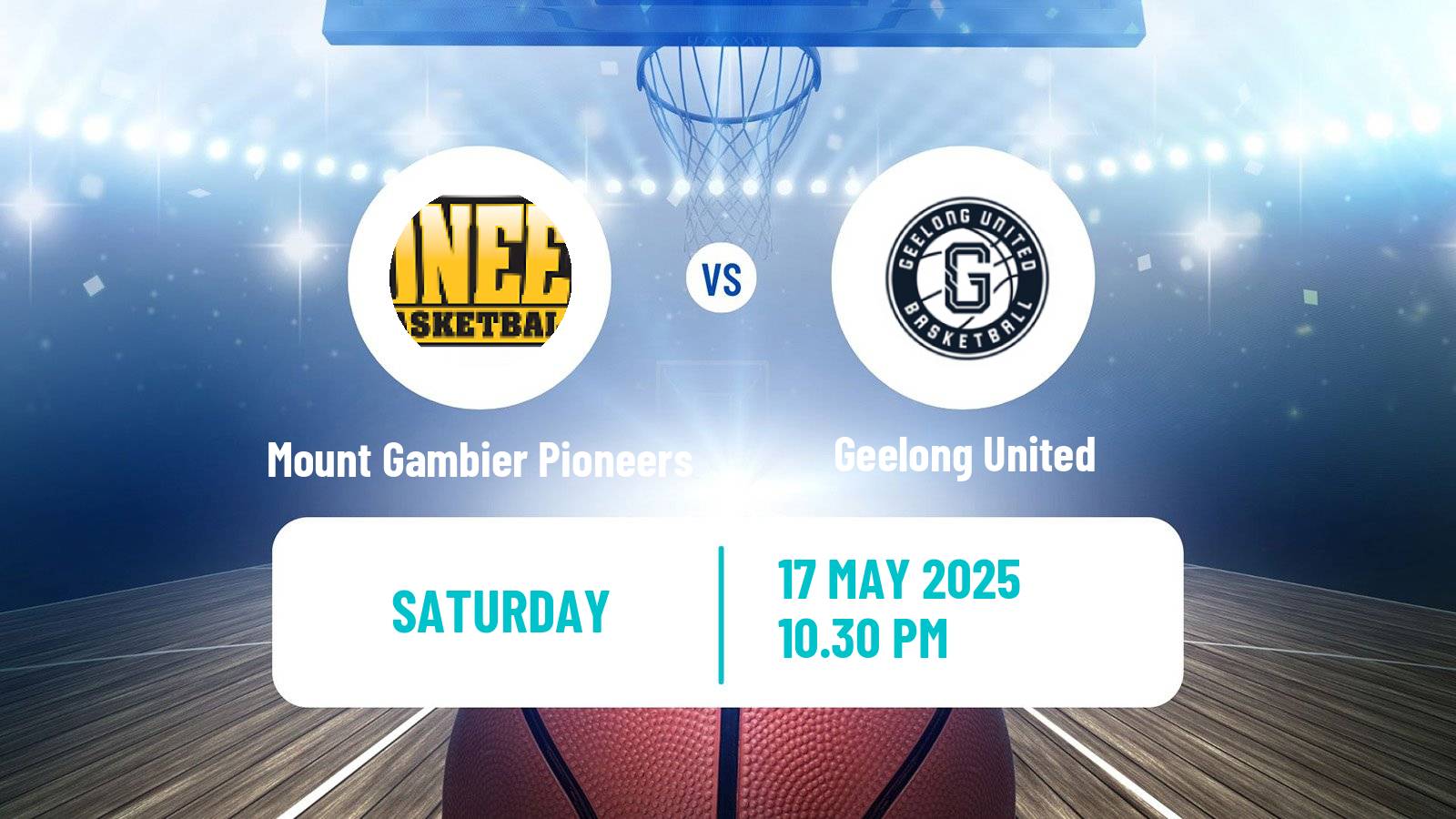 Basketball Australian NBL1 South Women Mount Gambier Pioneers - Geelong United