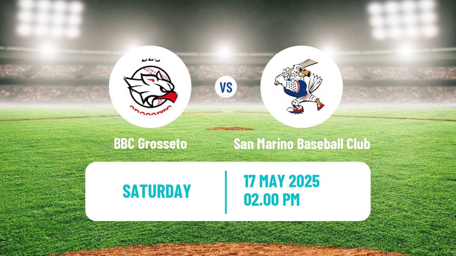 Baseball Italian Serie A1 Baseball Grosseto - San Marino Baseball Club