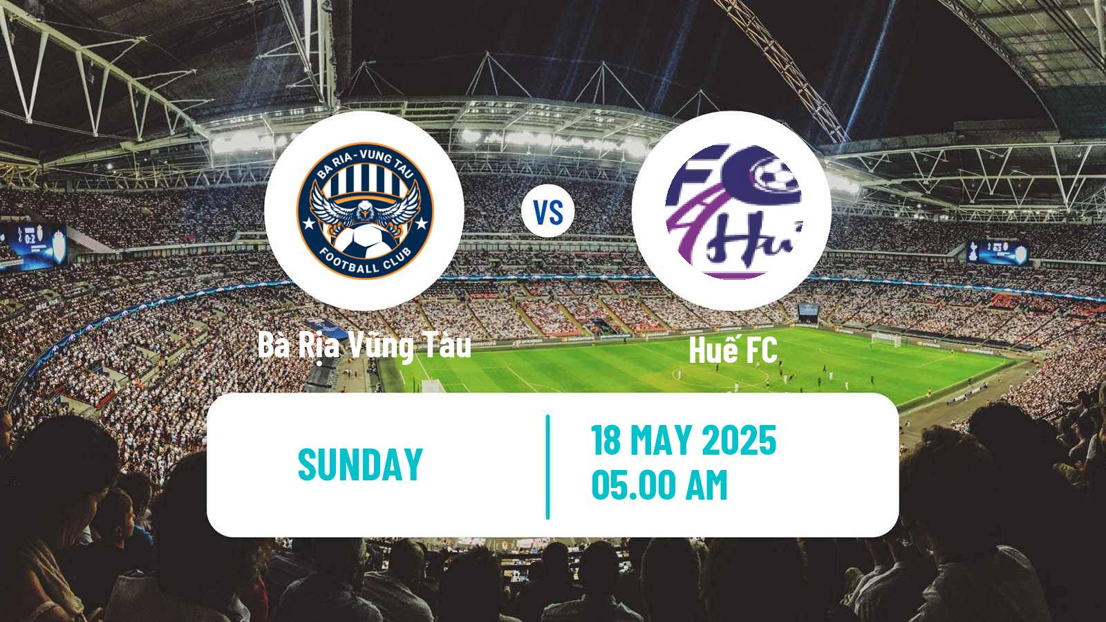 Soccer Vietnamese V League 2 Bà Rịa Vũng Tàu - Huế