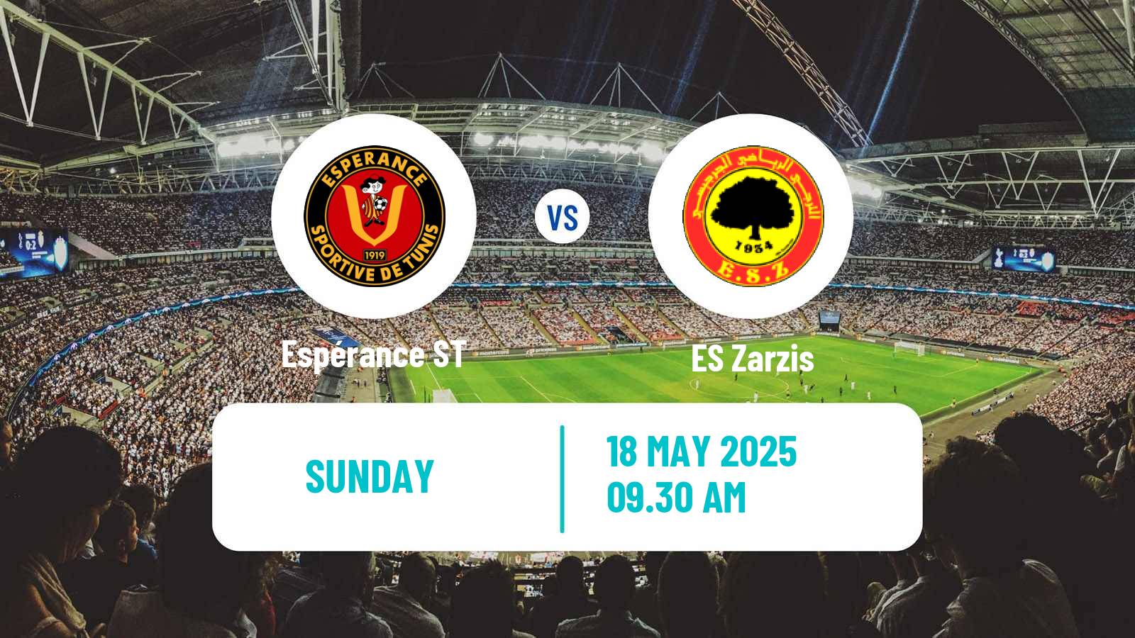 Soccer Tunisian Cup Espérance ST - Zarzis
