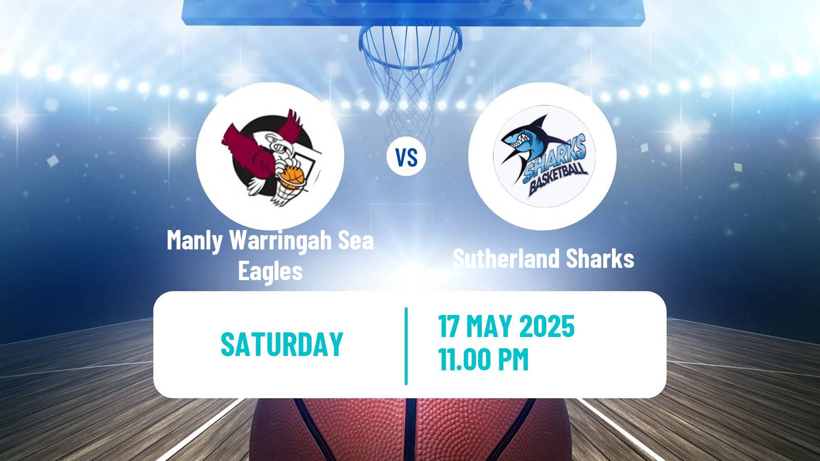 Basketball Australian NBL1 East Manly Warringah Sea Eagles - Sutherland Sharks