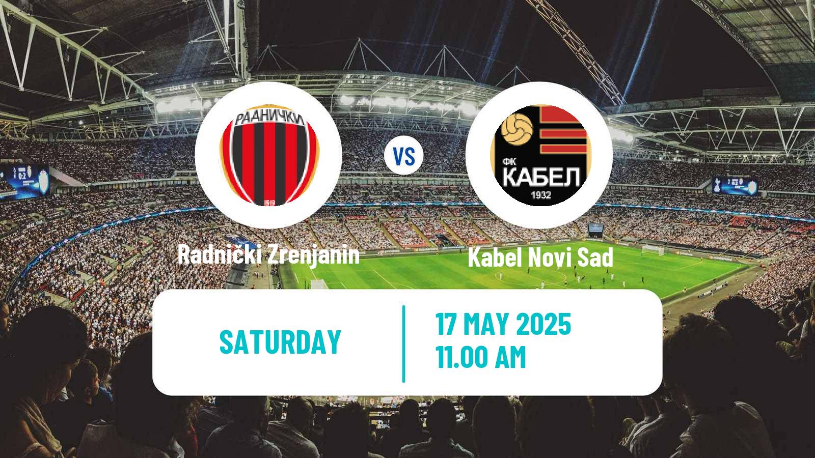 Soccer Serbian Srpska Liga - Vojvodina Radnički Zrenjanin - Kabel Novi Sad