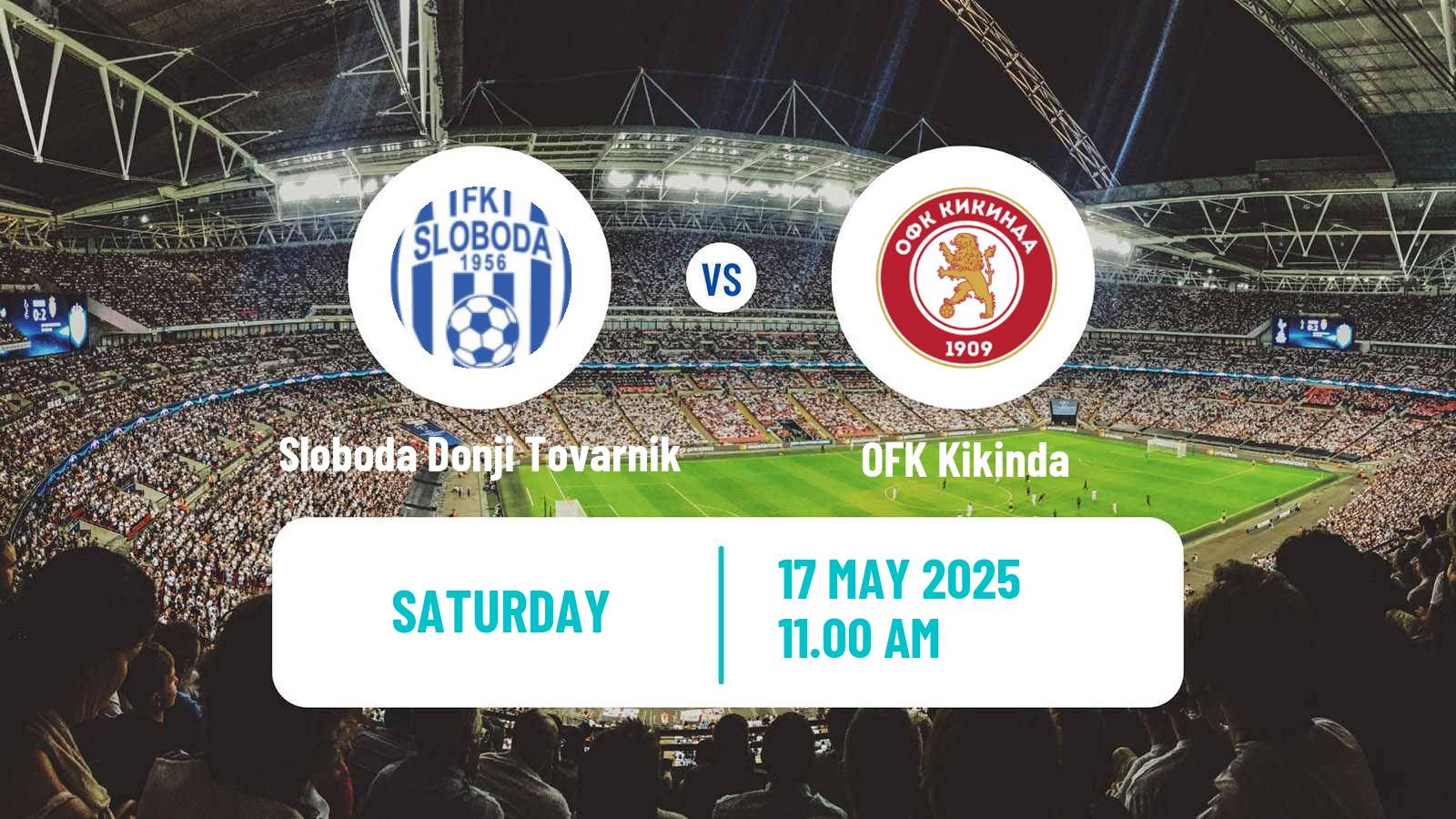 Soccer Serbian Srpska Liga - Vojvodina Sloboda Donji Tovarnik - Kikinda