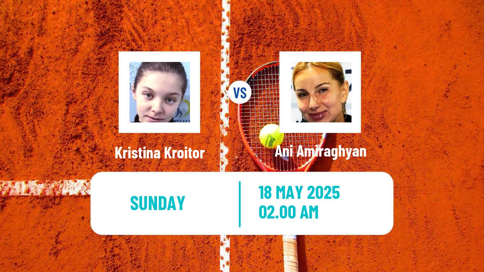 Tennis ITF W15 Tsaghkadzor Women Kristina Kroitor - Ani Amiraghyan