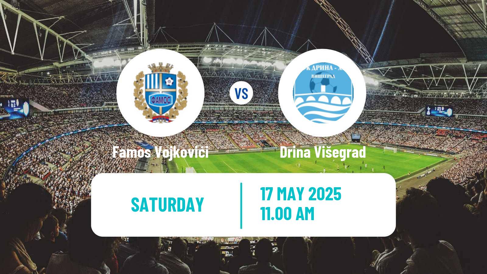 Soccer Bosnian Prva Liga RS Famos Vojkovići - Drina Višegrad