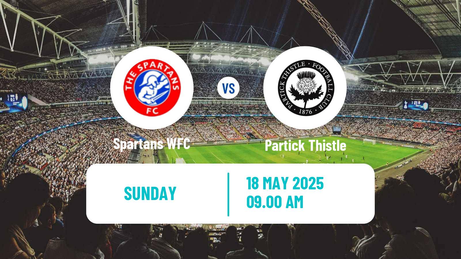 Soccer Scottish SWPL 1 Women Spartans - Partick Thistle
