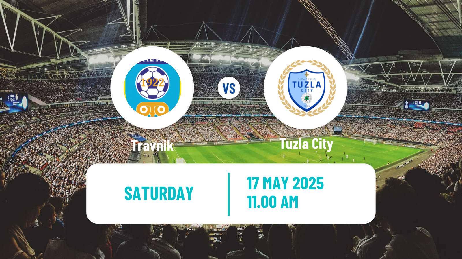 Soccer Bosnian Prva Liga FBiH Travnik - Tuzla City