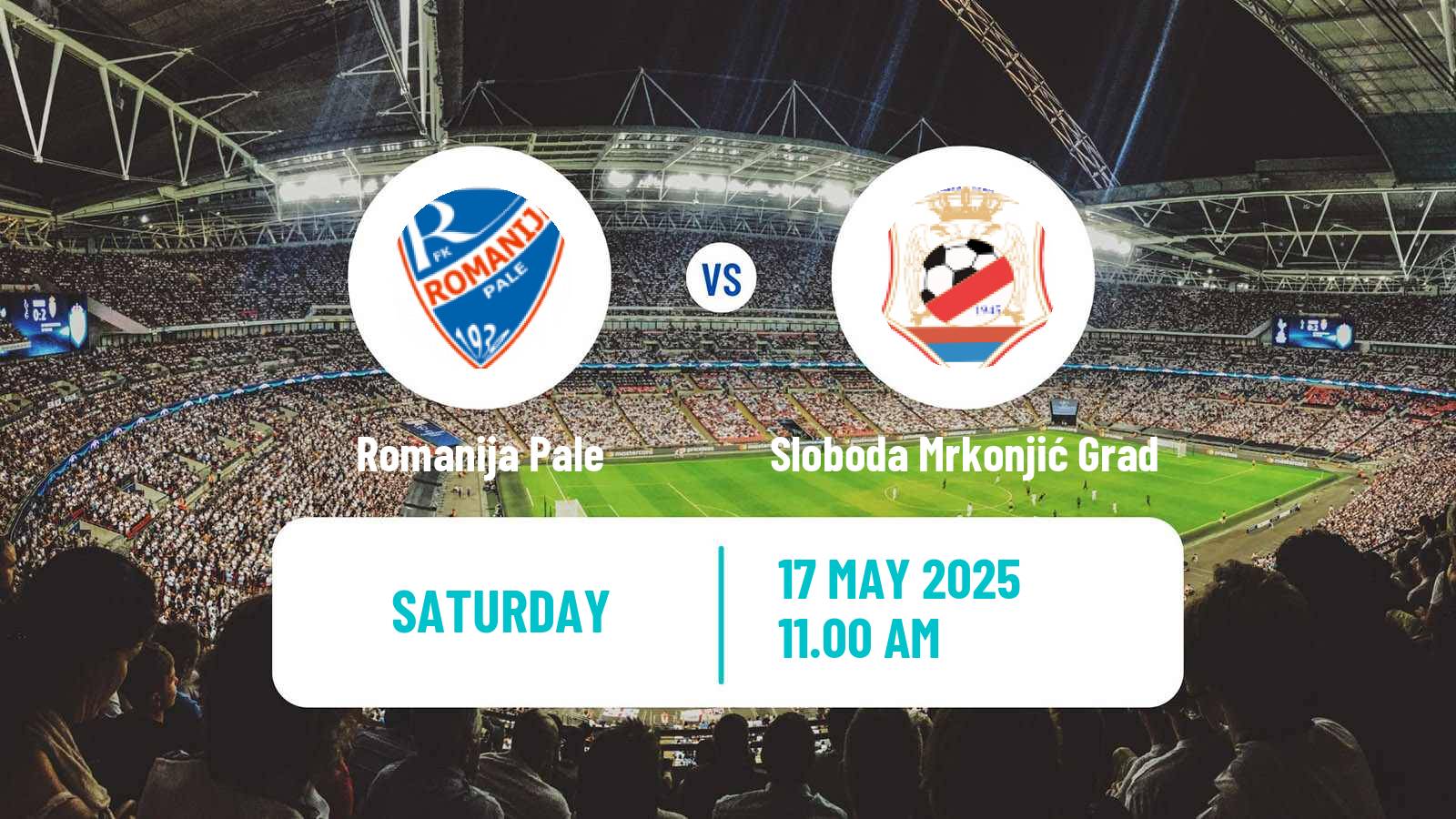 Soccer Bosnian Prva Liga RS Romanija Pale - Sloboda Mrkonjić Grad
