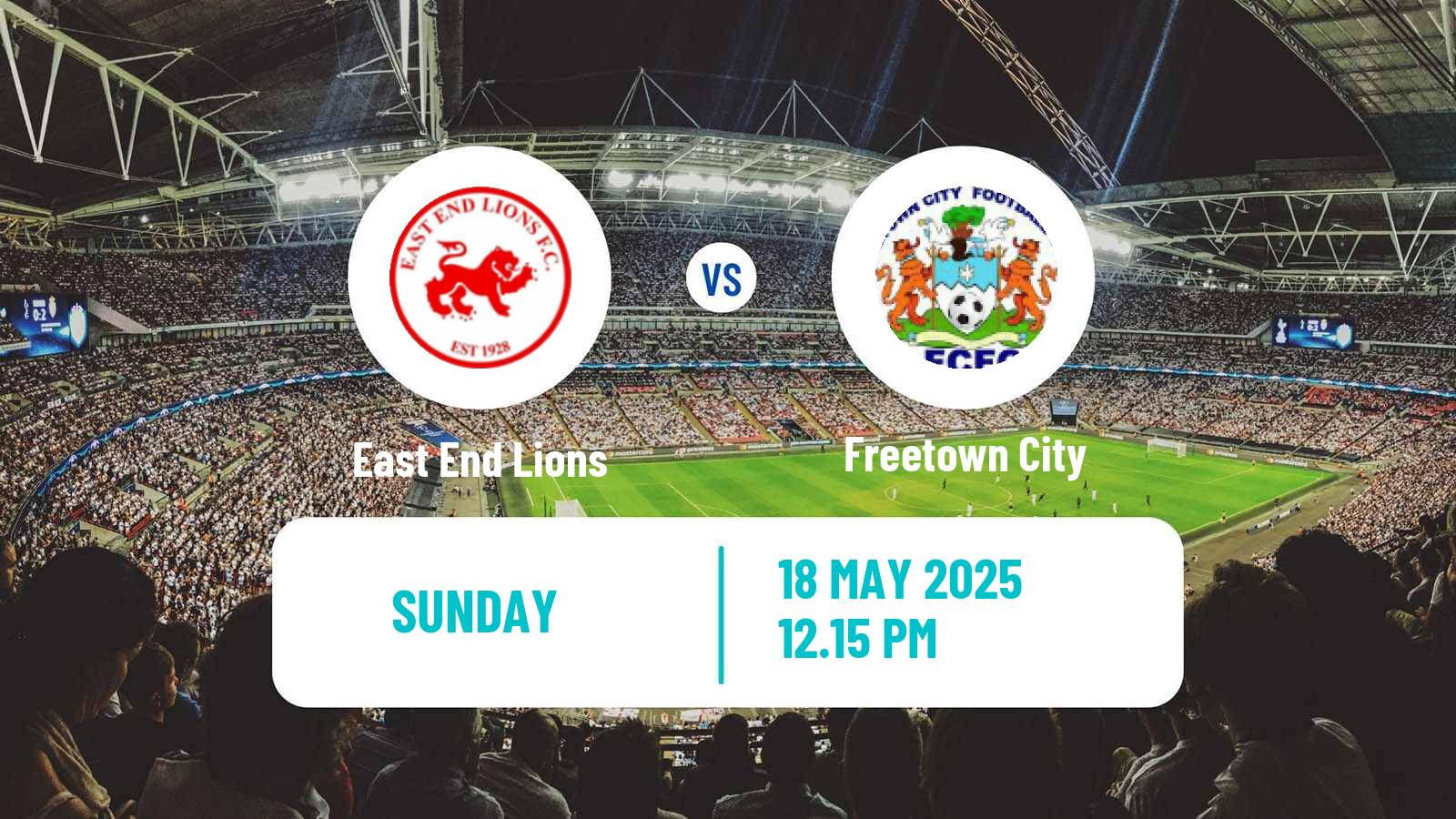 Soccer Sierra Leone Premier League East End Lions - Freetown City