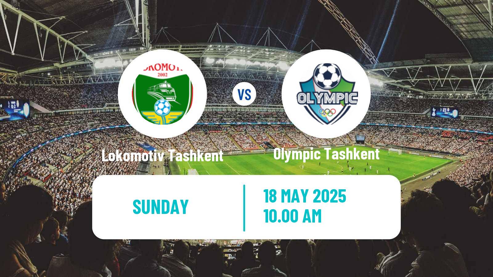 Soccer Uzbek Pro Liga Lokomotiv Tashkent - Olympic Tashkent