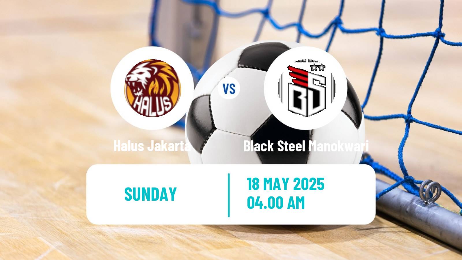 Futsal Indonesian Pro Futsal League Halus Jakarta - Black Steel Manokwari
