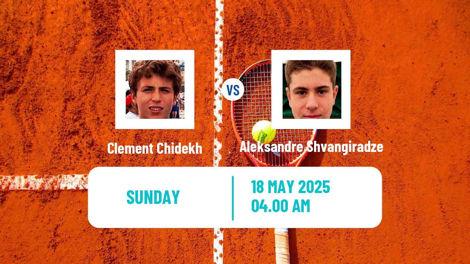 Tennis Tbilisi Challenger Men Clement Chidekh - Aleksandre Shvangiradze