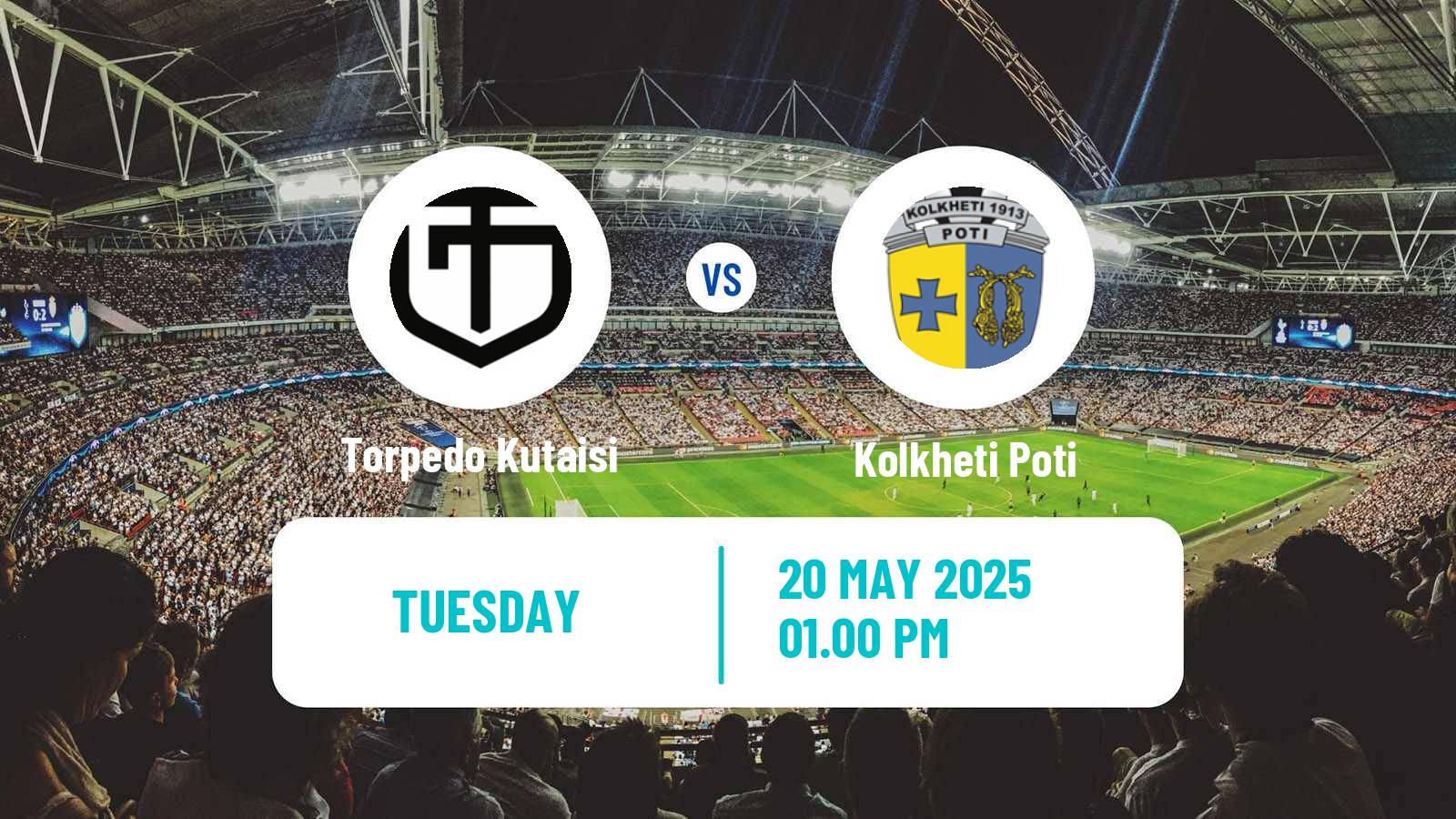 Soccer Georgian Erovnuli Liga Torpedo Kutaisi - Kolkheti Poti