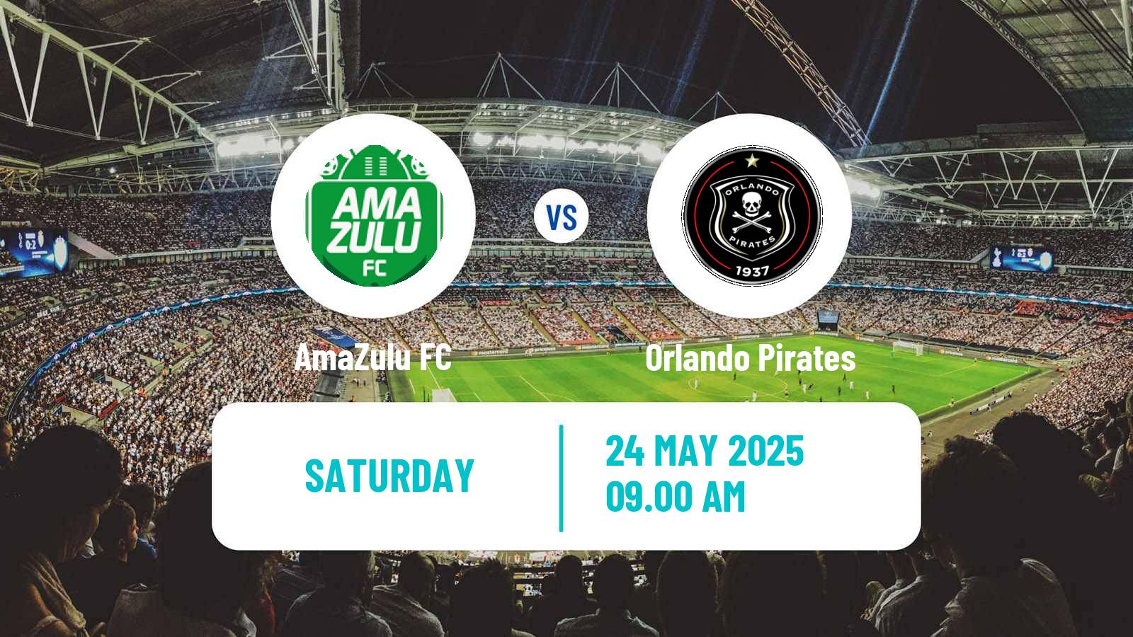 Soccer South African Premier Soccer League AmaZulu - Orlando Pirates
