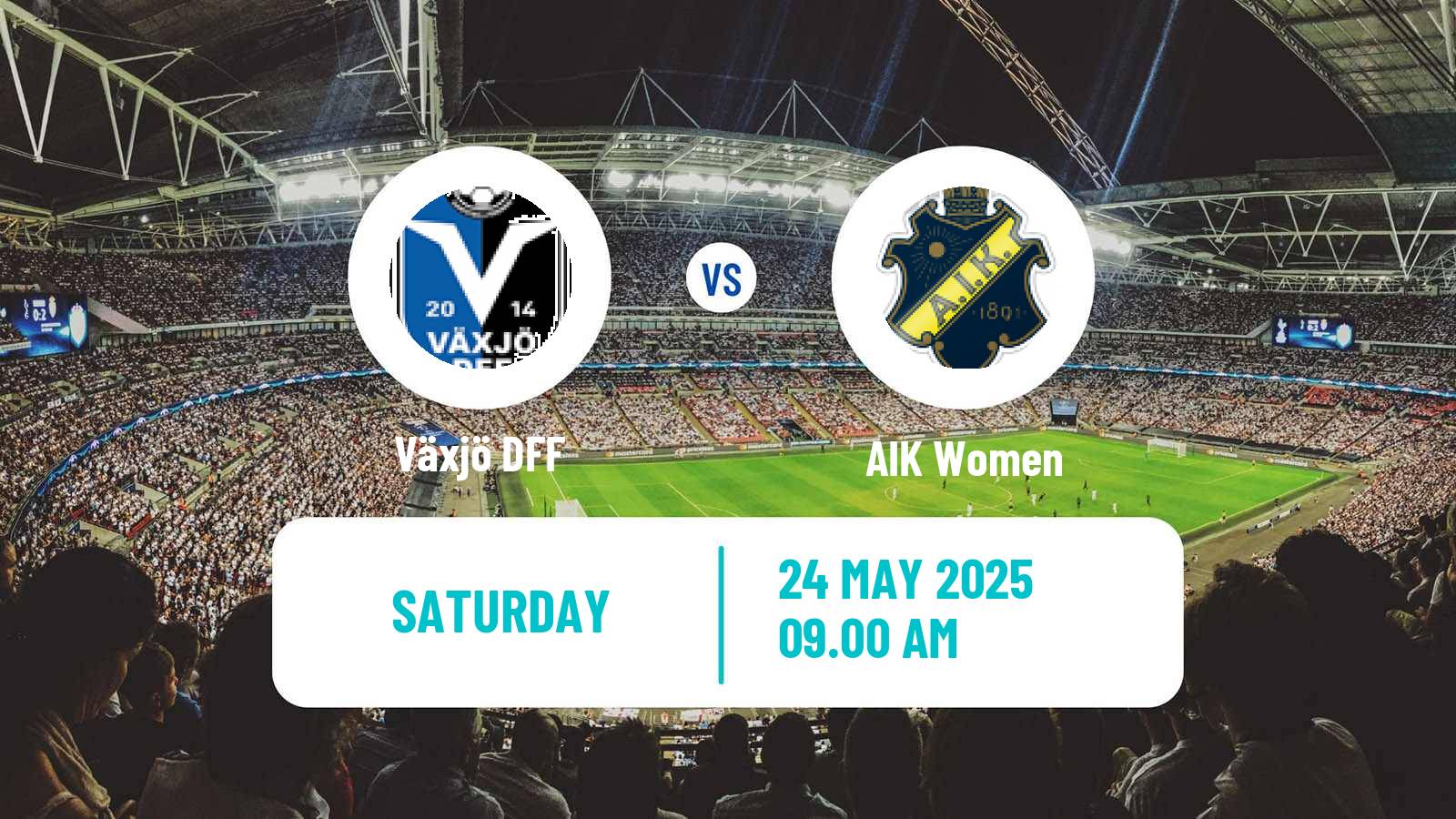 Soccer Swedish Allsvenskan Women Växjö DFF - AIK