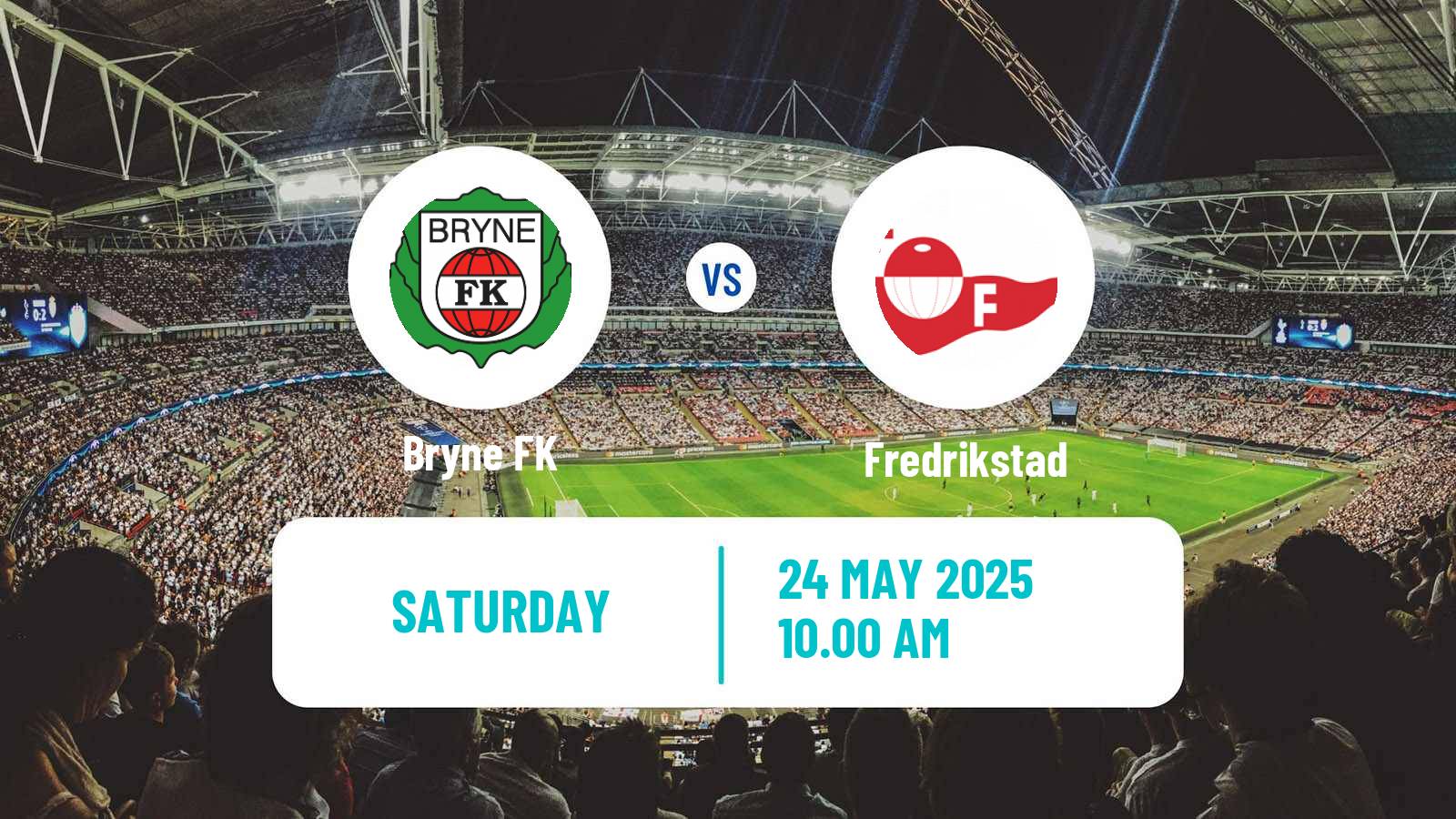 Soccer Norwegian Eliteserien Bryne - Fredrikstad