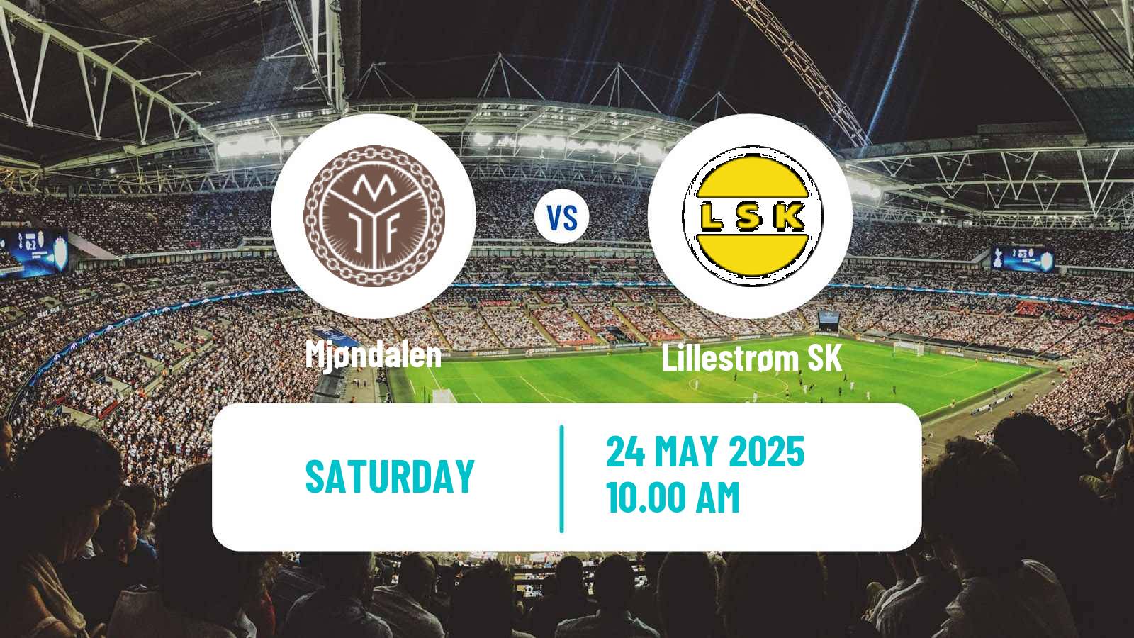 Soccer Norwegian Adeccoligaen Mjøndalen - Lillestrøm SK