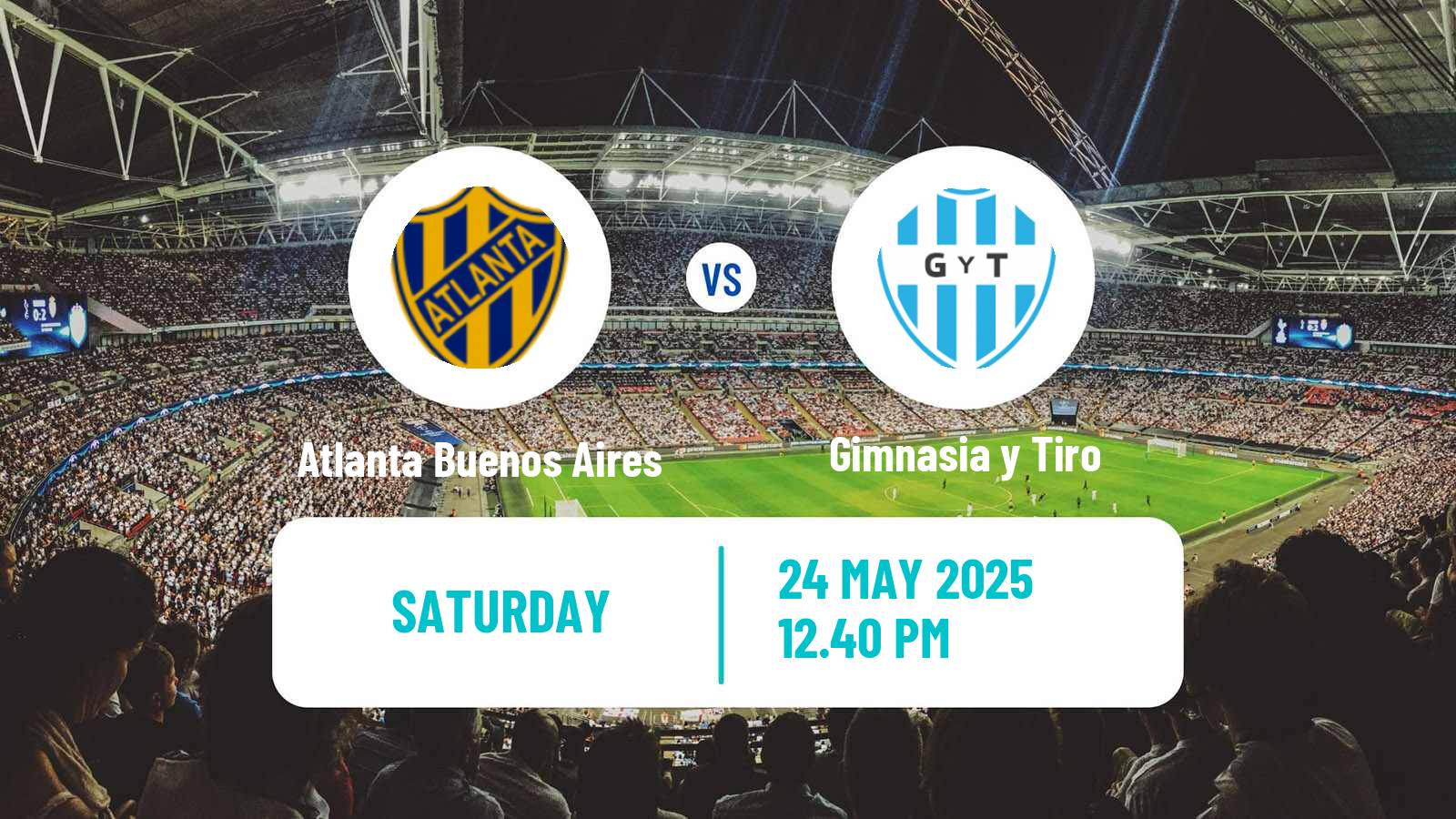 Soccer Argentinian Primera Nacional Atlanta Buenos Aires - Gimnasia y Tiro
