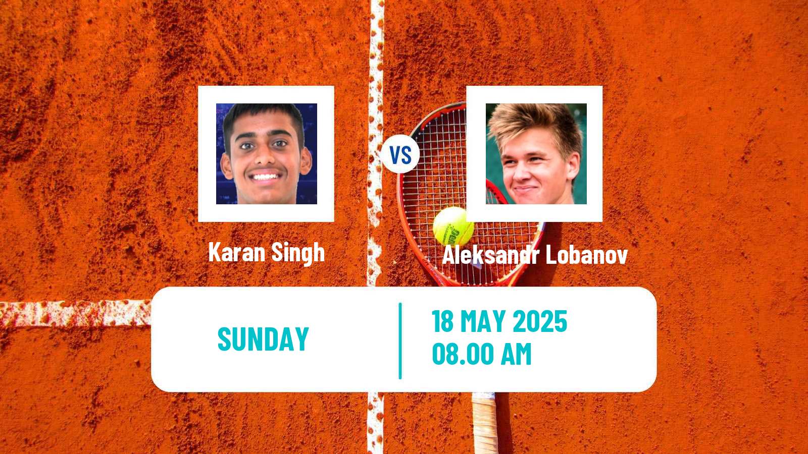Tennis ITF M15 Tehran 2 Men Karan Singh - Aleksandr Lobanov