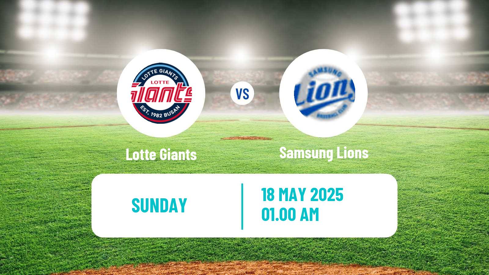 Baseball KBO Lotte Giants - Samsung Lions