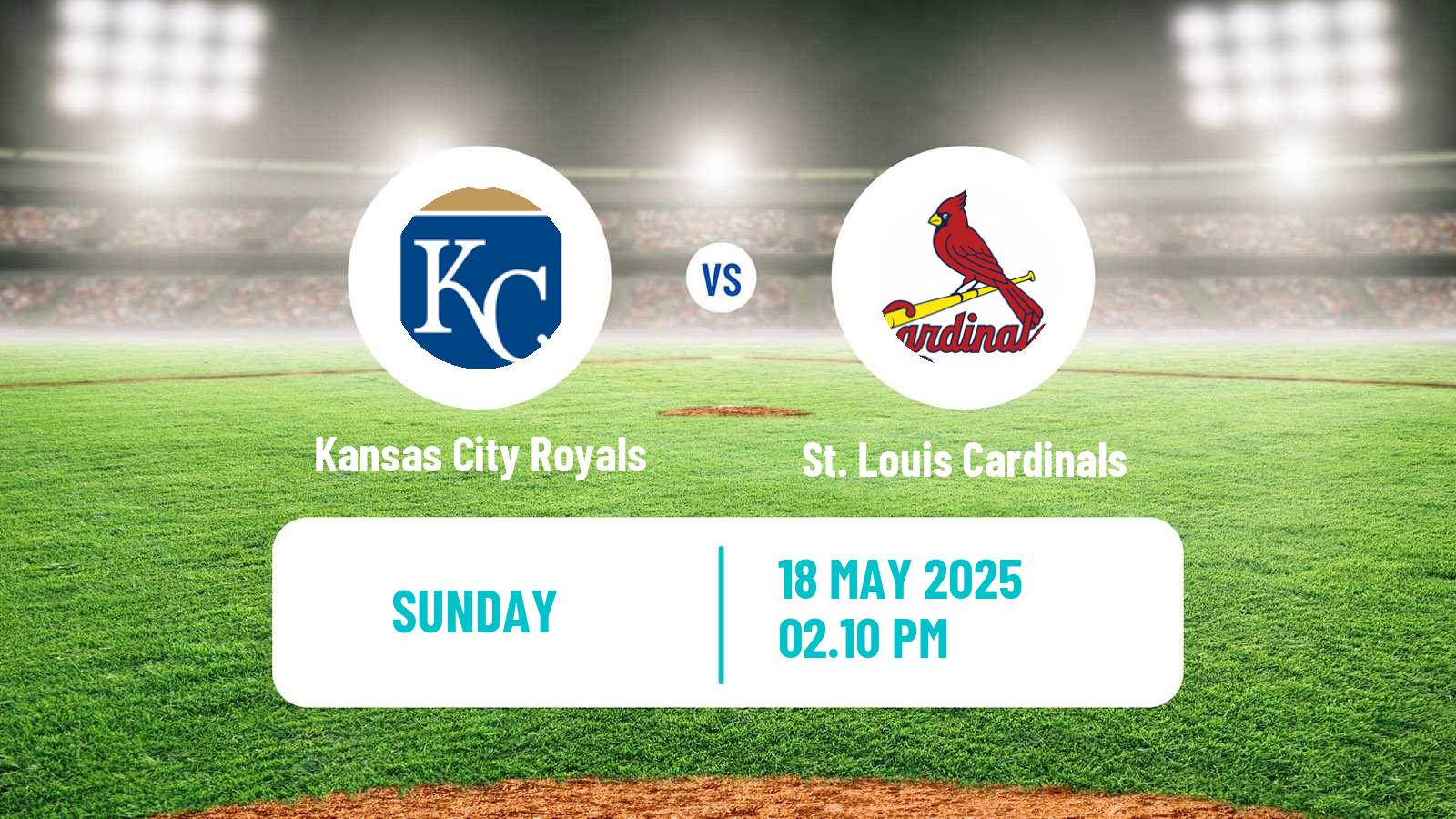 Baseball MLB Kansas City Royals - St. Louis Cardinals