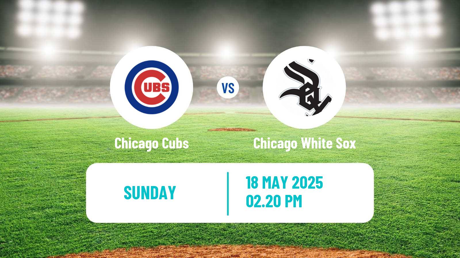 Baseball MLB Chicago Cubs - Chicago White Sox