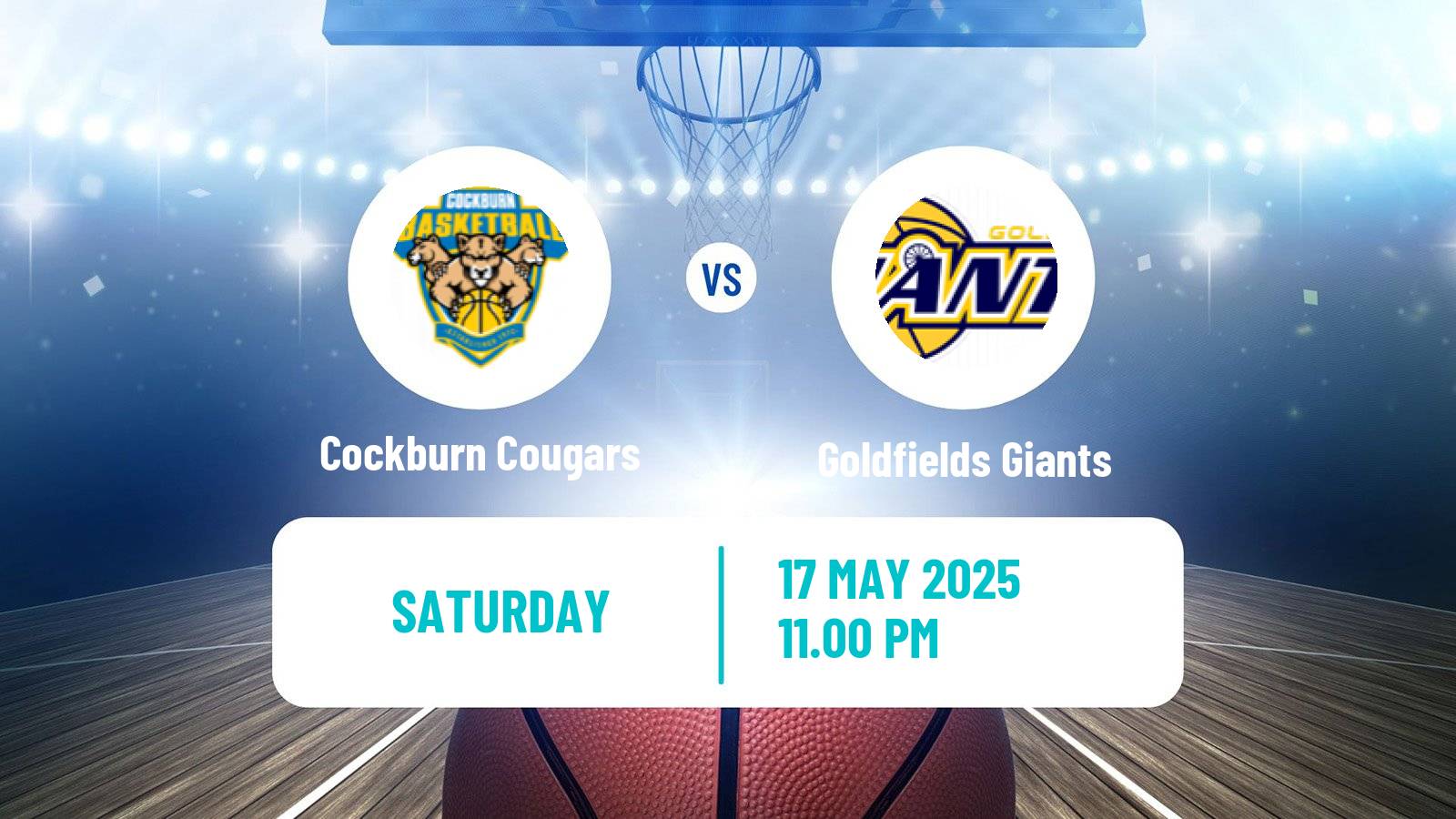 Basketball Australian NBL1 West Women Cockburn Cougars - Goldfields Giants