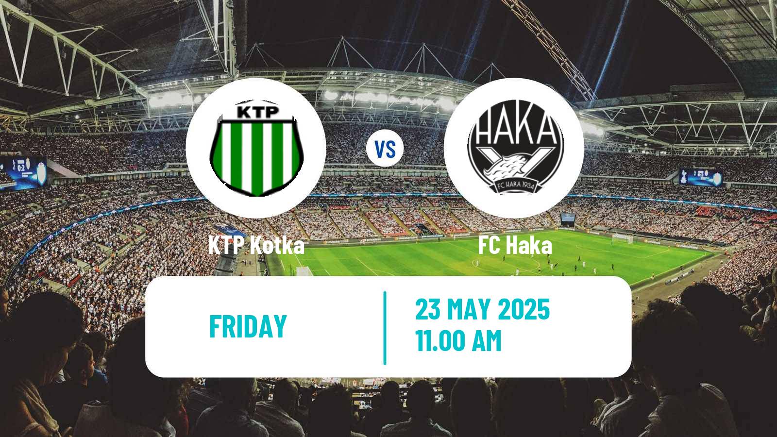 Soccer Finnish Veikkausliiga KTP Kotka - Haka