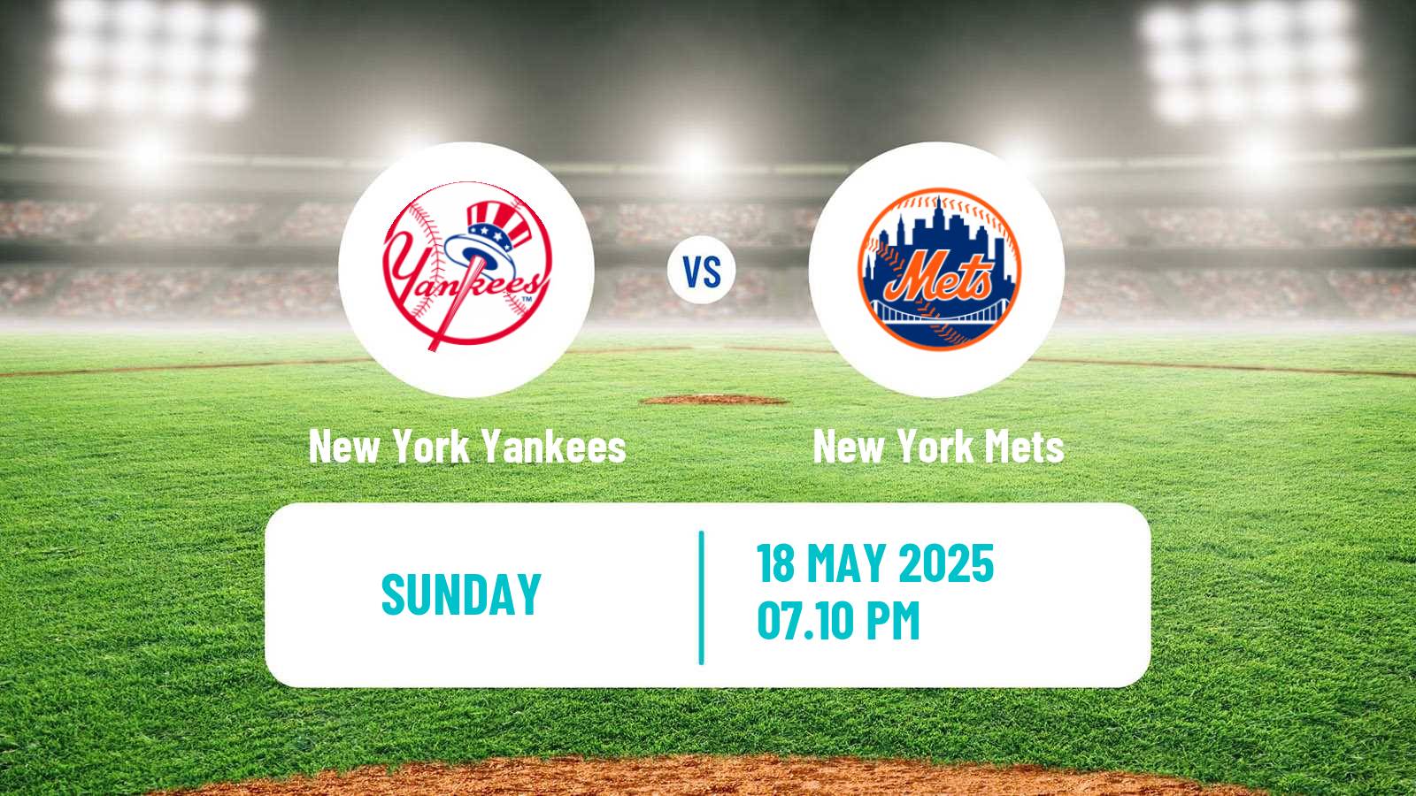 Baseball MLB New York Yankees - New York Mets