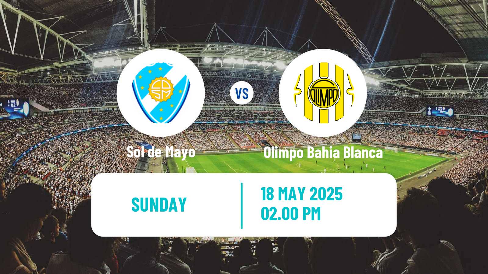 Soccer Argentinian Torneo Federal Sol de Mayo - Olimpo Bahia Blanca
