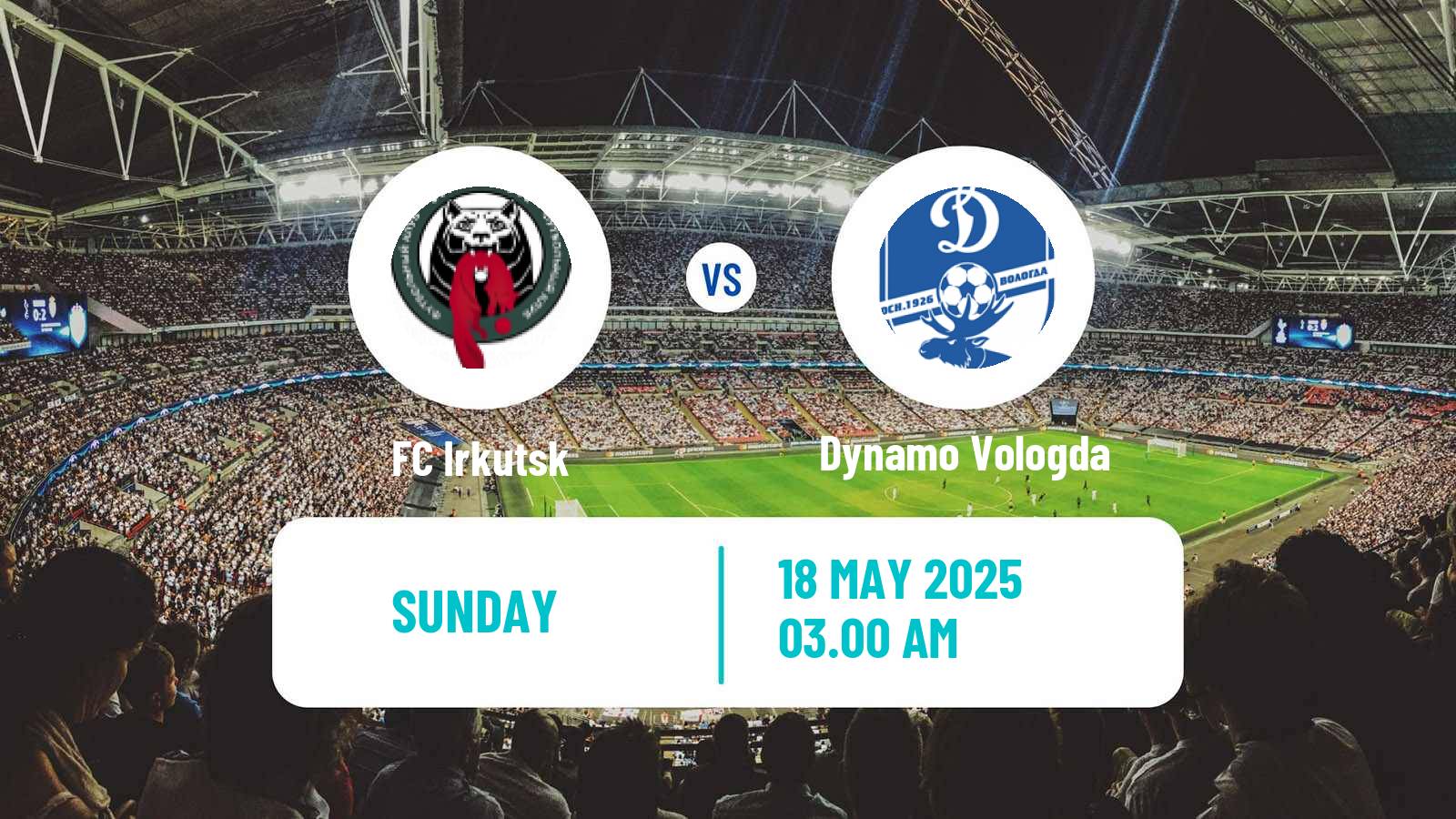 Soccer FNL 2 Division B Group 2 Irkutsk - Dynamo Vologda
