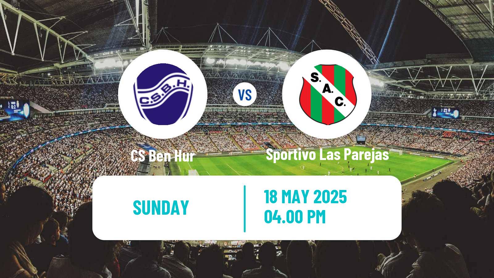 Soccer Argentinian Torneo Federal Ben Hur - Sportivo Las Parejas