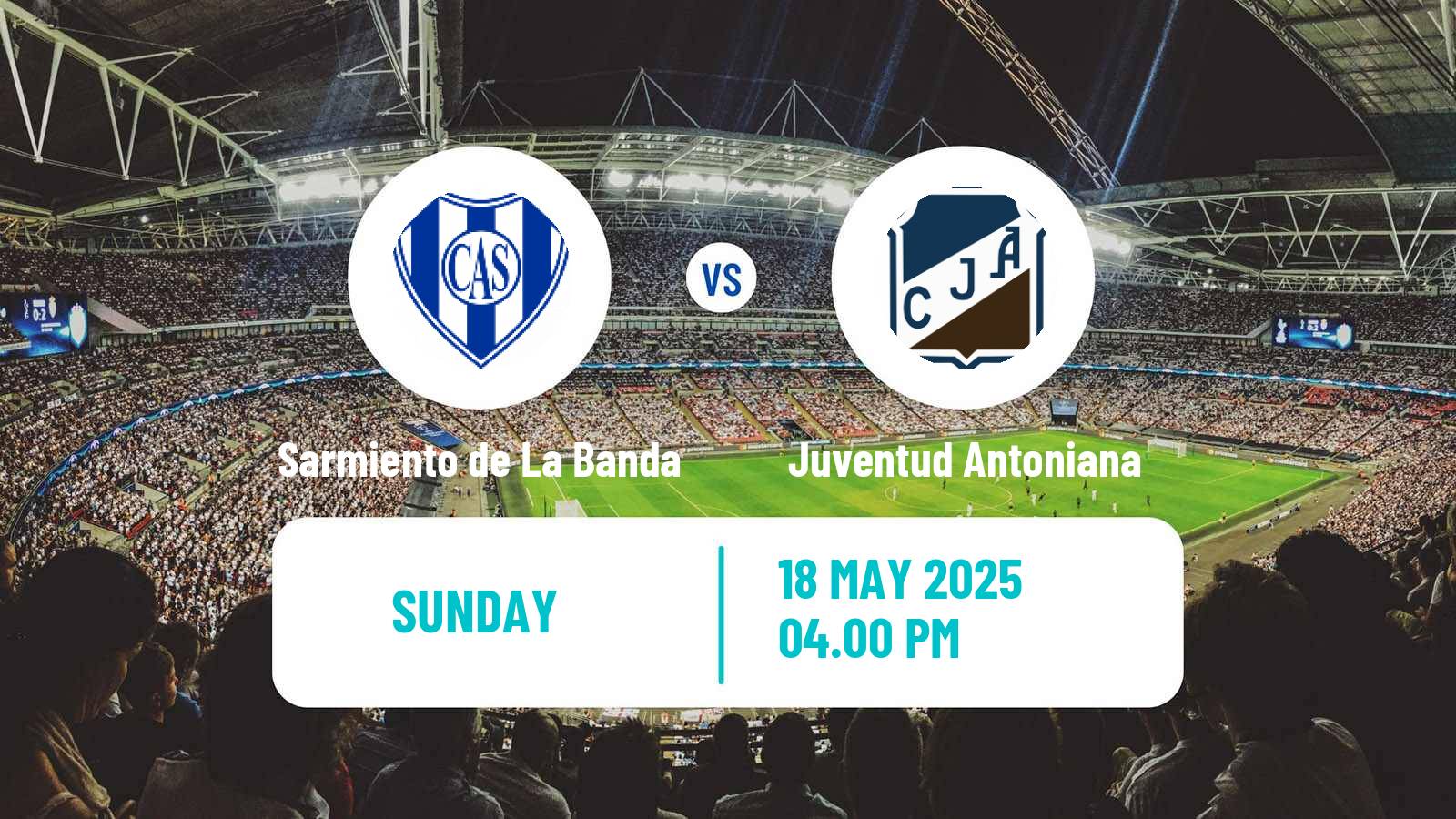 Soccer Argentinian Torneo Federal Sarmiento de La Banda - Juventud Antoniana