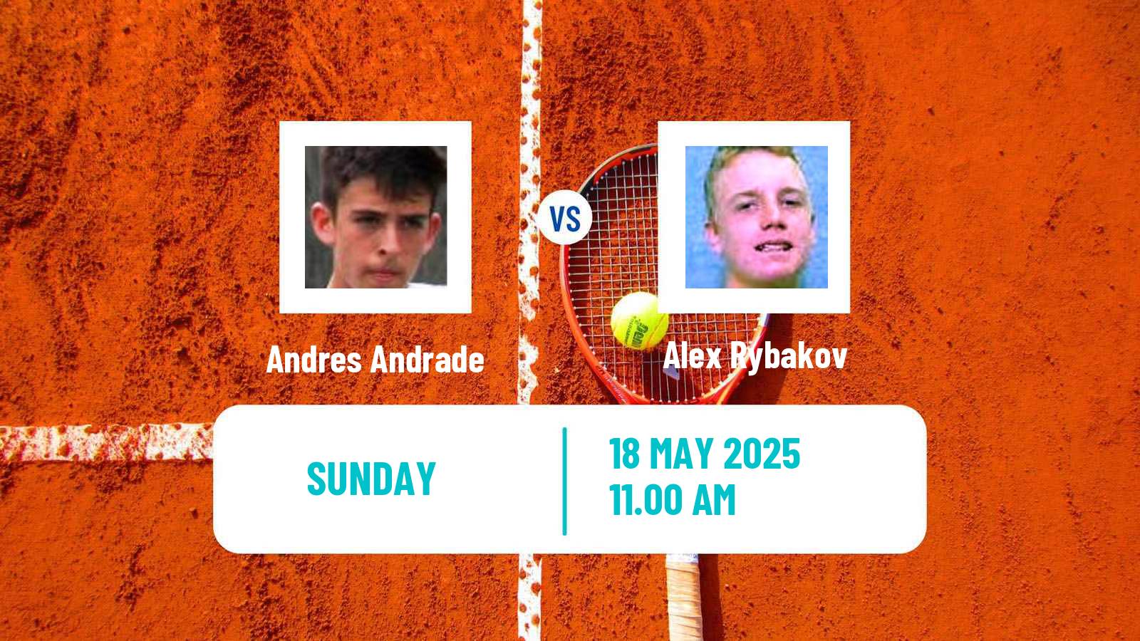 Tennis ITF M25 Pensacola Fl Men Andres Andrade - Alex Rybakov