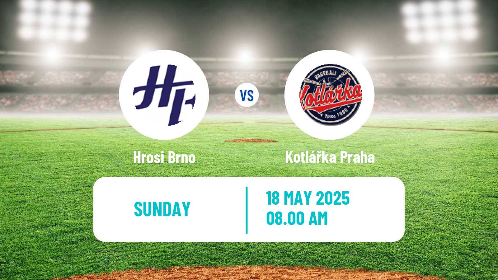 Baseball Czech Extraliga Baseball Hrosi Brno - Kotlářka Praha