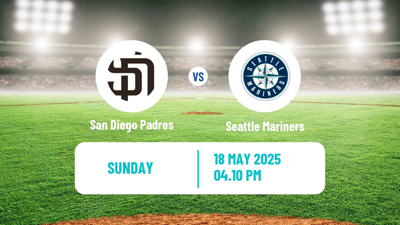 Baseball MLB San Diego Padres - Seattle Mariners