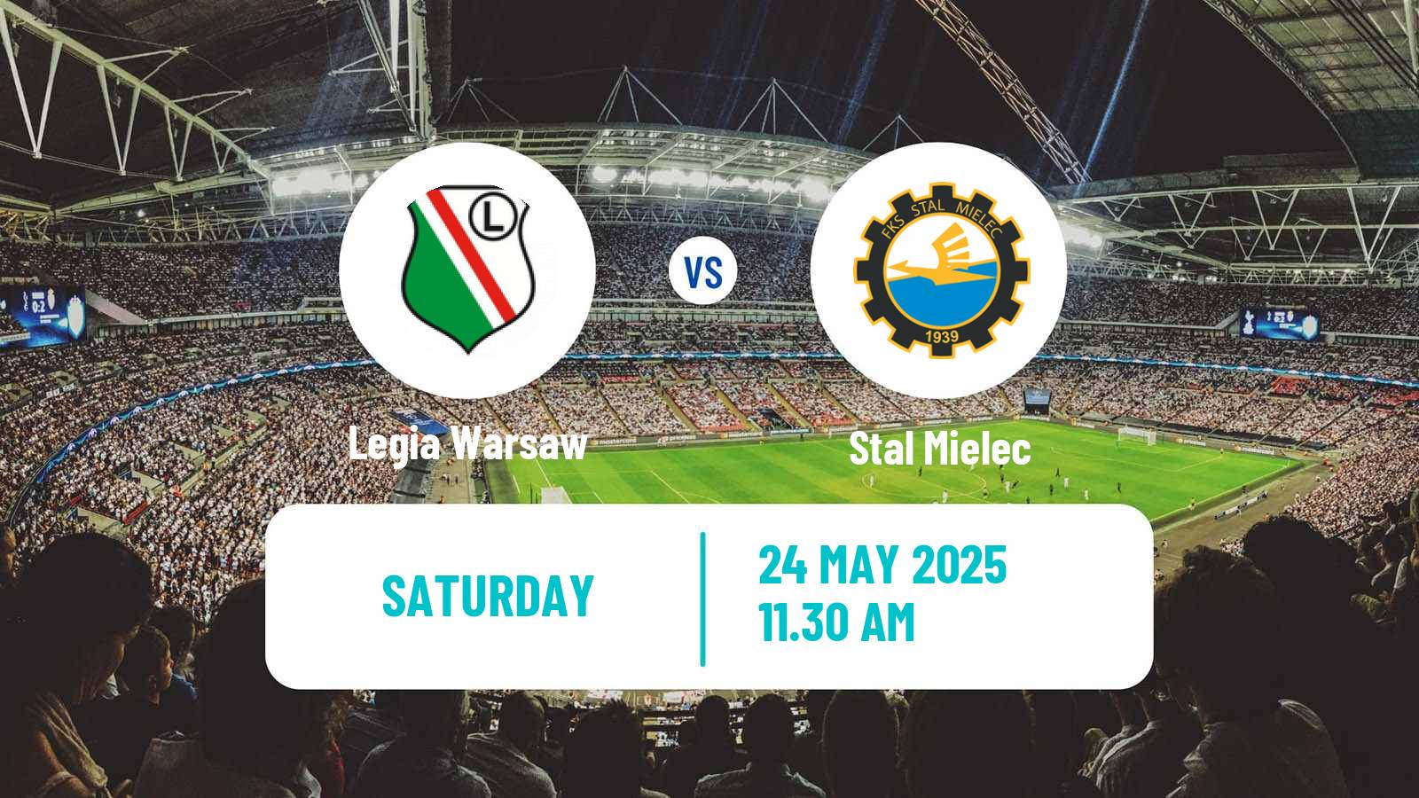 Soccer Polish Ekstraklasa Legia Warsaw - Stal Mielec