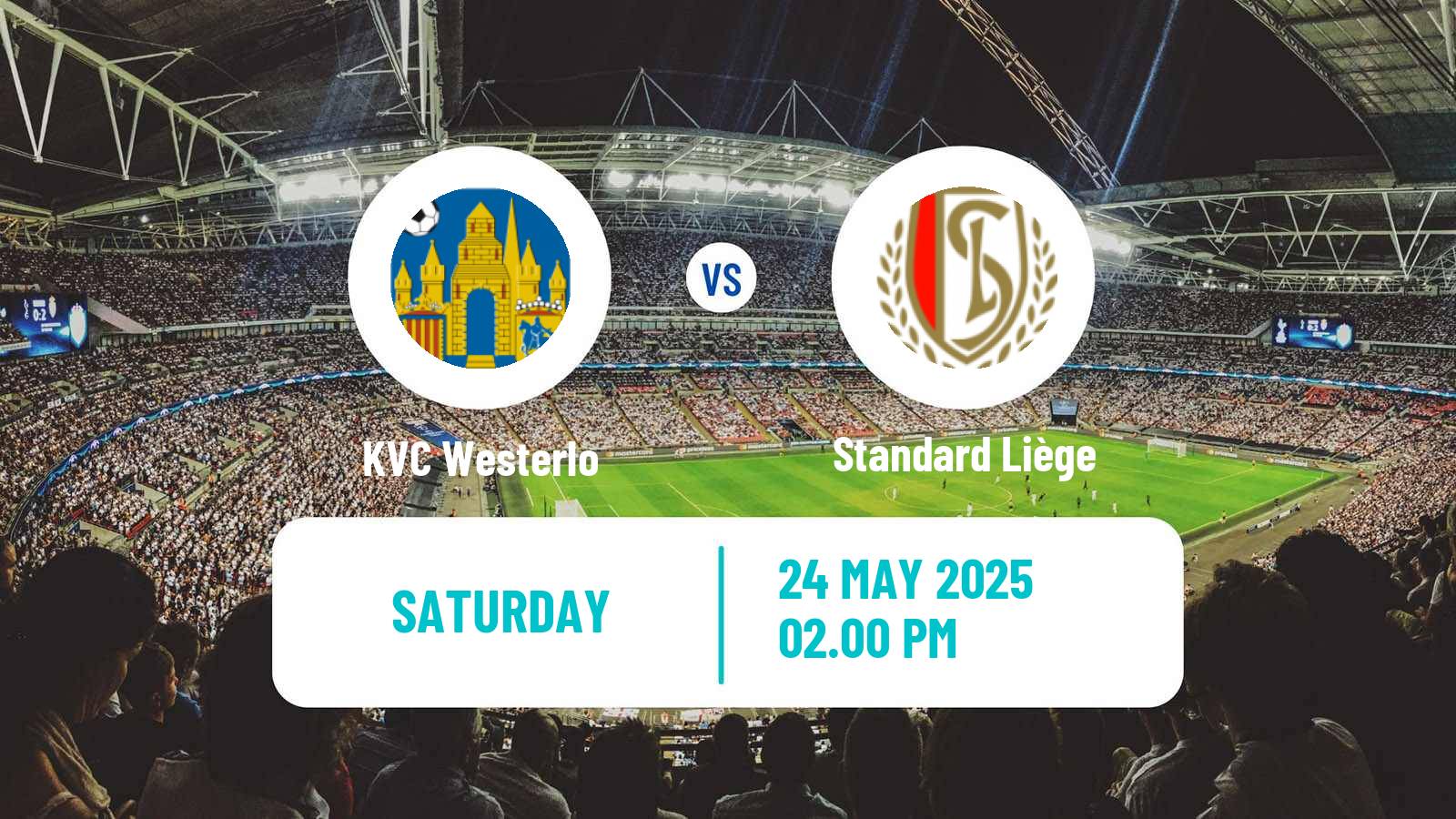Soccer Belgian Jupiler Pro League Westerlo - Standard Liège