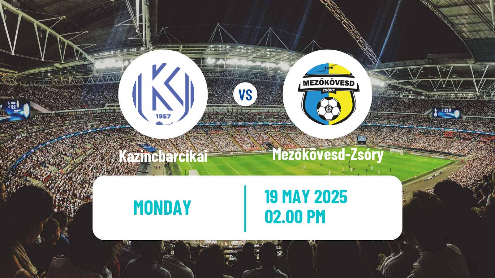 Soccer Hungarian NB II Kazincbarcikai - Mezőkövesd-Zsóry