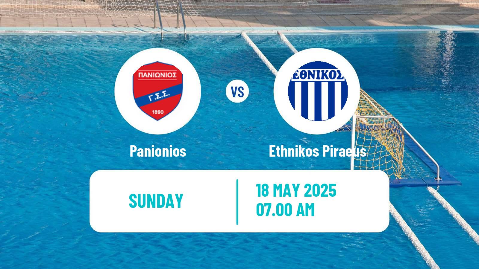 Water polo Greek A1 Water Polo Women Panionios - Ethnikos Piraeus